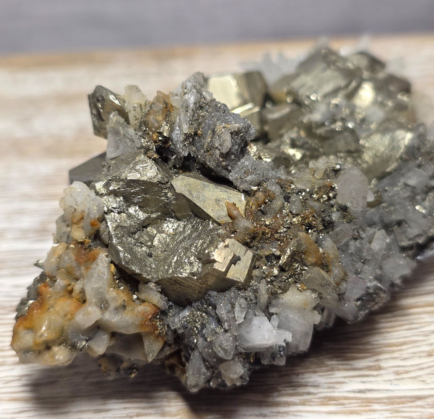 Minerali & Pietre curative: Quarz auf Pyrit Stufe 263g – Nuovo e nell'imballaggio originale da Matzingen venduto da Shay_Crystalz 4