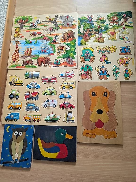 Puzzles: Holzpuzzle divers 7 Stück  – Gebraucht aus Effretikon von sar_x7yl