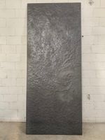 Grosse Metallplatte Aluminium mit genialer Oberfläche 70er