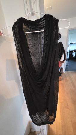Damen Oberteil Stefell schwarz transparent guter Zustand