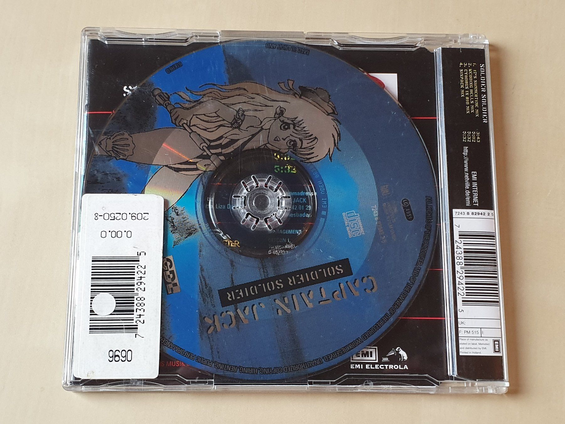 CD: Captain Jack Soldier Soldier – Usato da Stansstad venduto da collectorsshop 1