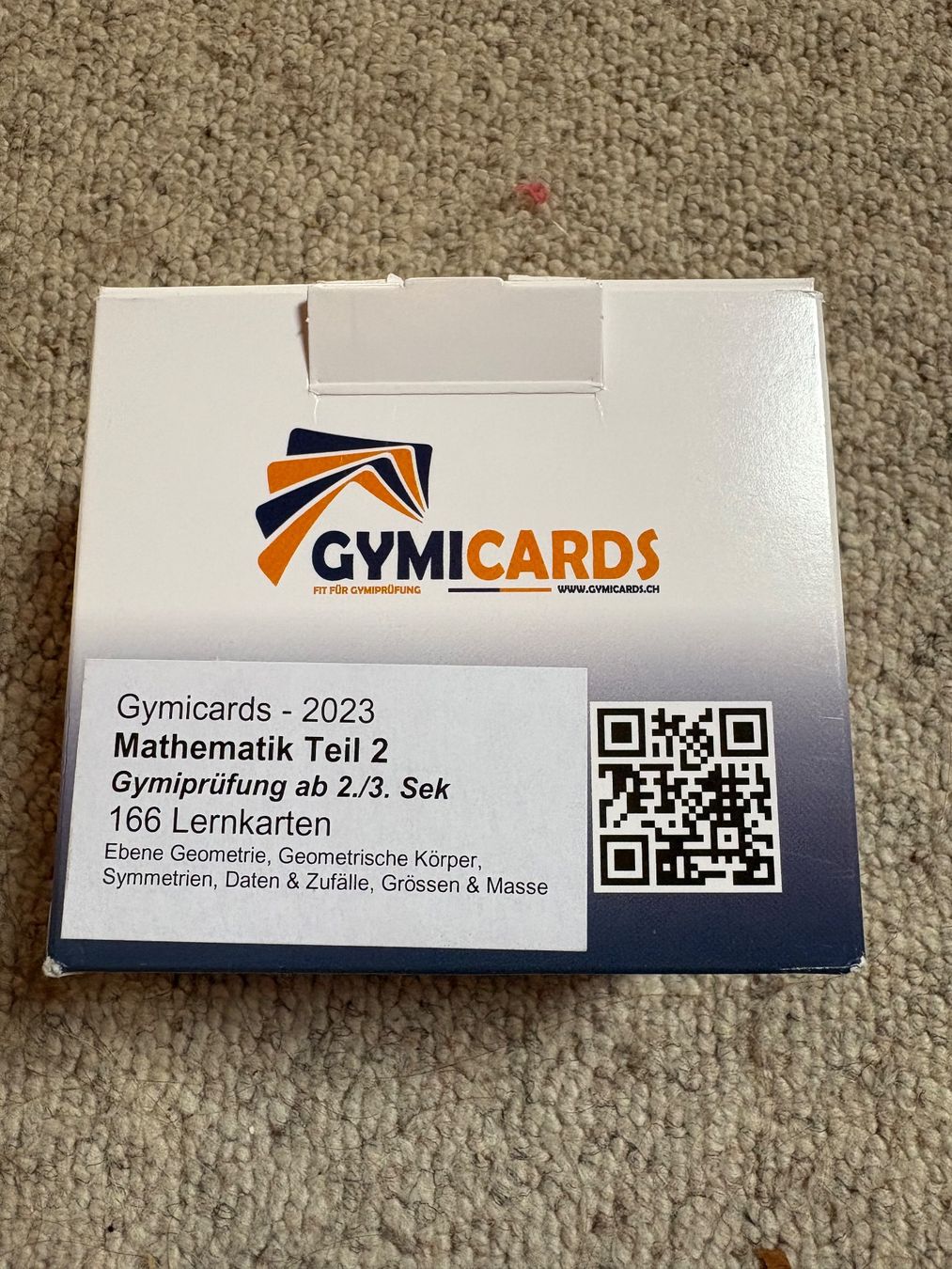 Altro materiale scolastico: Gymi cards – Usato da Zollikerberg venduto da Elin77 2