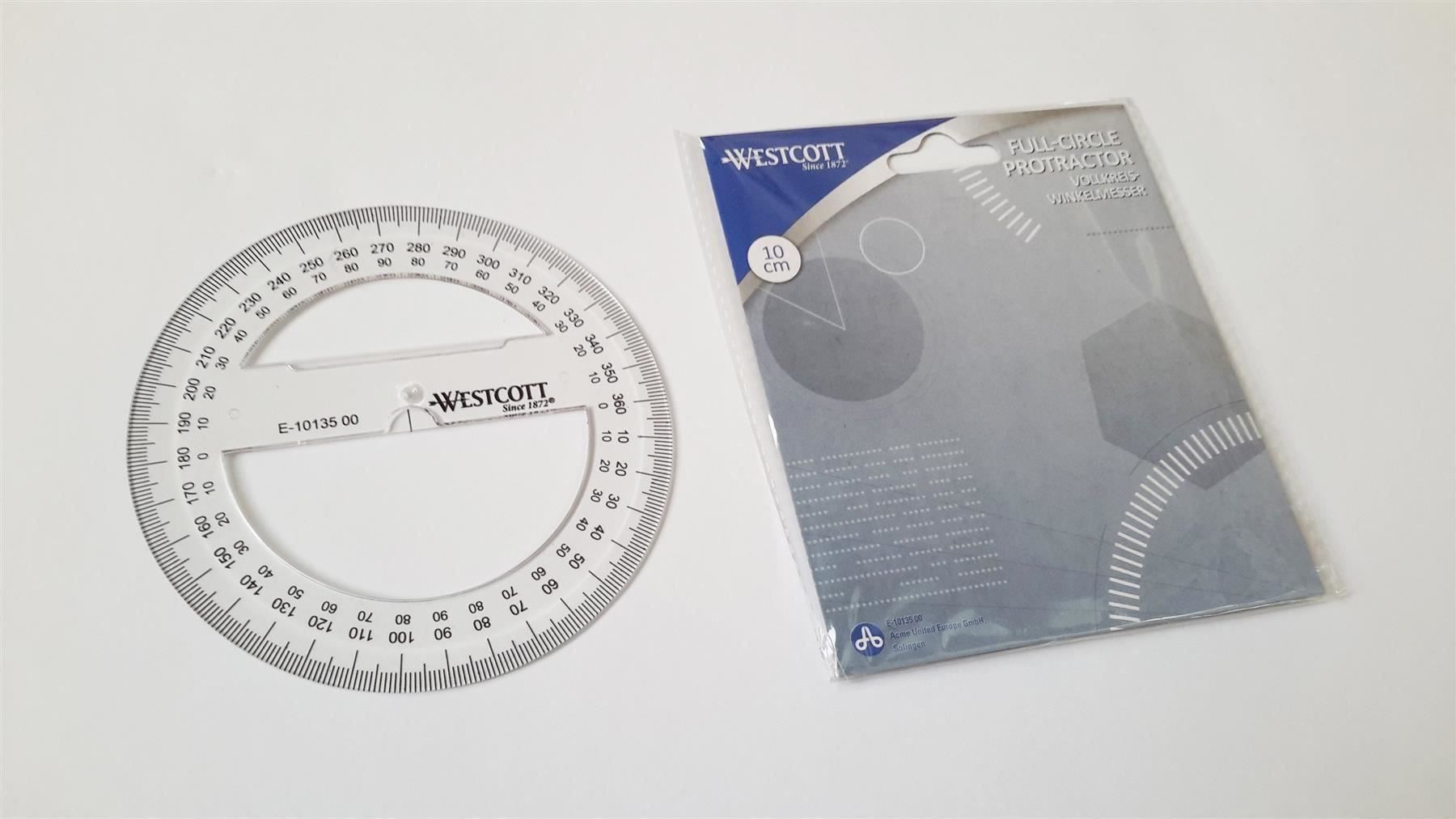Pochoirs: Schablone Winkelmesser 360 Grad, 100 mm – Neuf avec emballage d'origine à St. Gallen par cointec 4