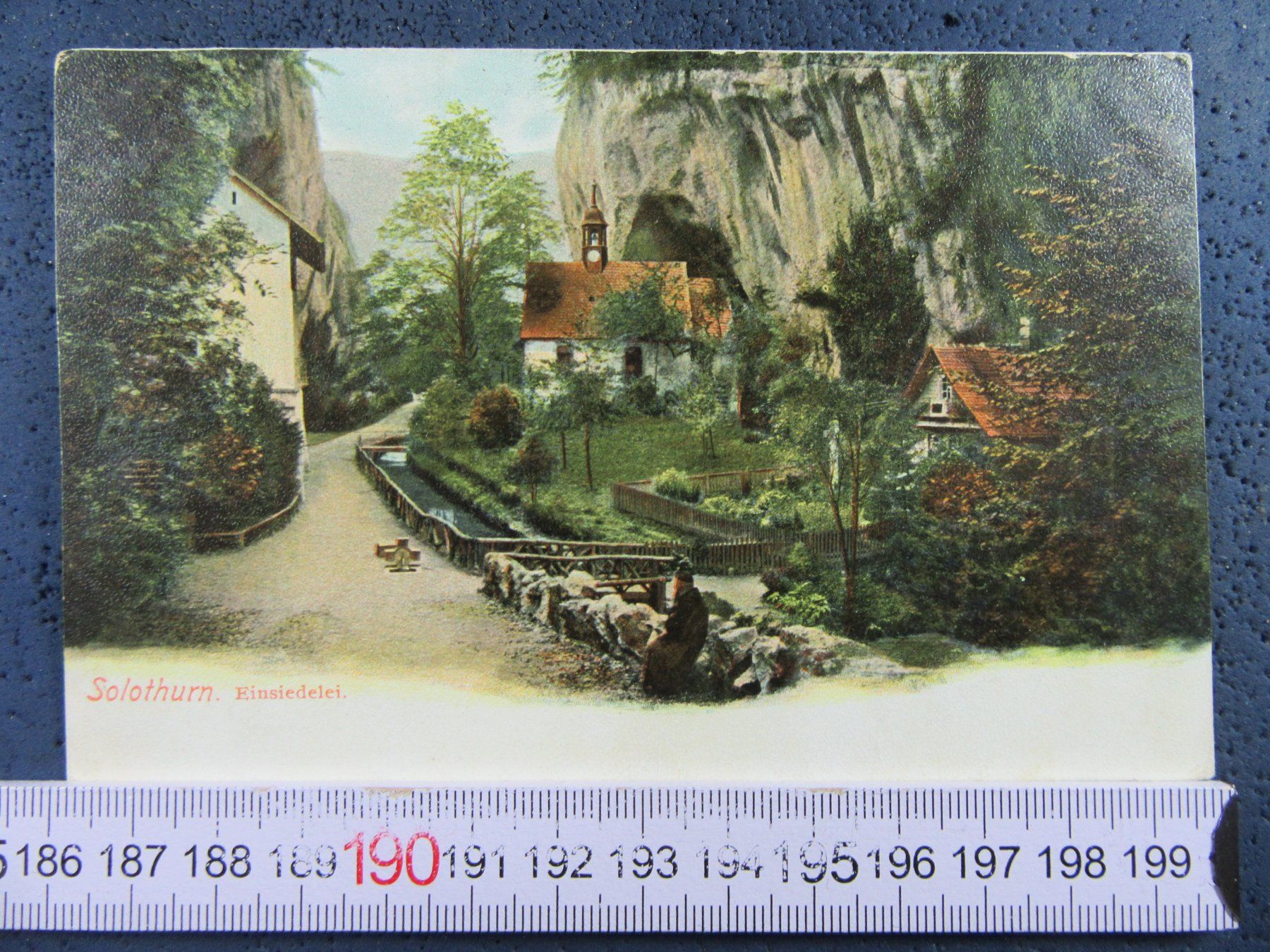 Ansichtskarten: SOLOTHURN EINSIEDELEI BELEBT 1906 – Gebraucht aus Ettingen von Hausi4711