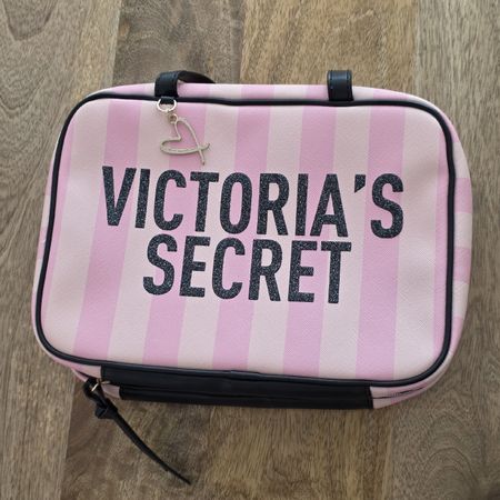 Victoria's Secret Kosmetiktasche pink gestreift wie neu