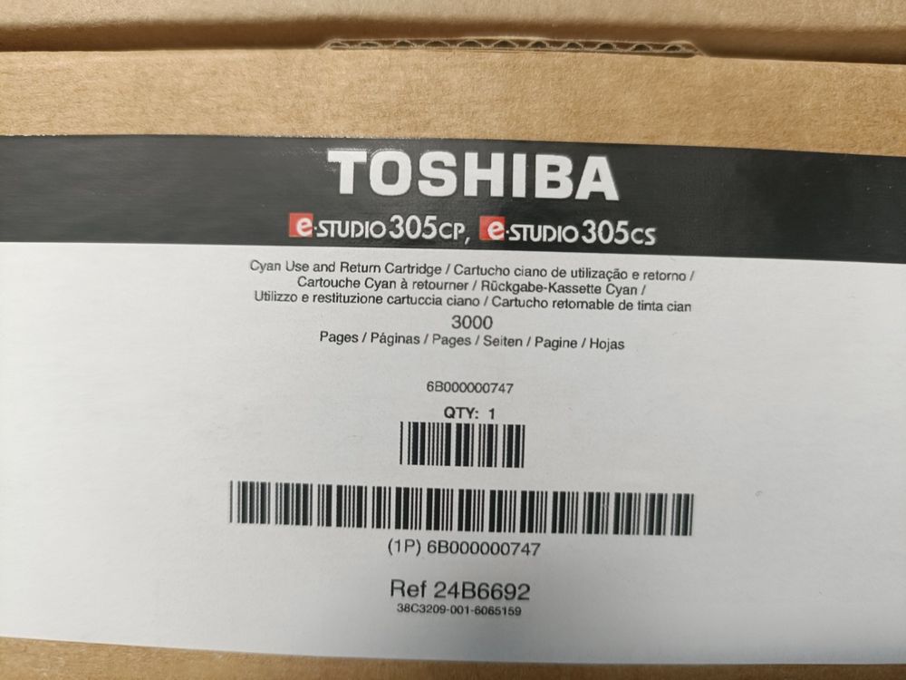 Toshiba E-Studio 305CP /305cs Rückgabe-Kassette Div. Farben (Neu und ...