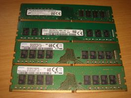 1 stück 16gb ddr4 2666 RAM für Computer. Getestet
