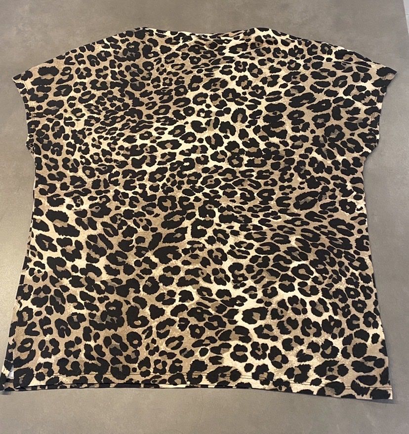 T-shirt: T-shift motifs panthère coton taille 42 – Nuovo (secondo la descrizione) da Granges VS venduto da avm_mj7b 1