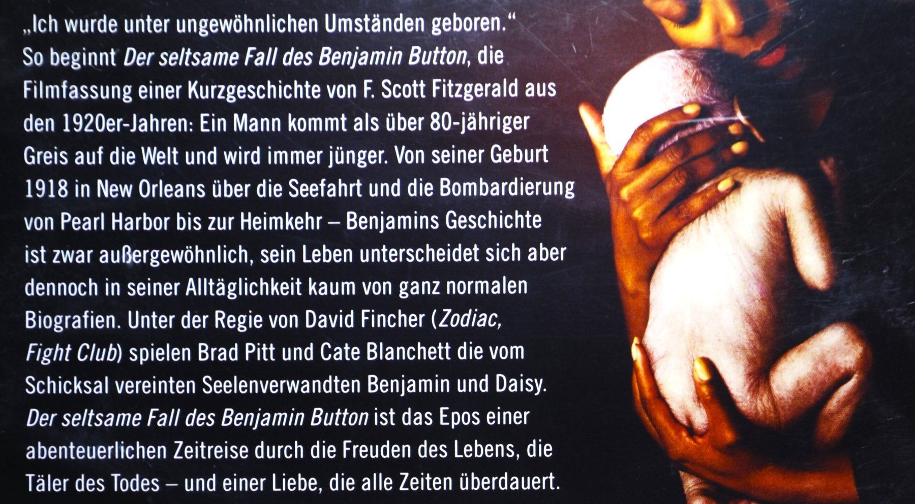 Tutti i DVDs: DER SELTSAME FALL DES BENJAMIN BUTTON - B. PITT -  BLANCHETT – Nuovo (secondo la descrizione) da Luzern venduto da piro12 2
