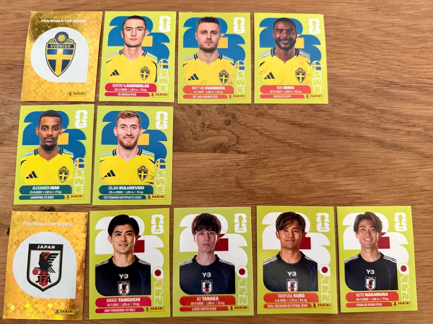 Panini Carte collezionabili: Panini WM 2026 Schweden/Japan – Usato da Birsfelden venduto da cool_beats