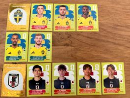 Panini WM 2026 Schweden/Japan