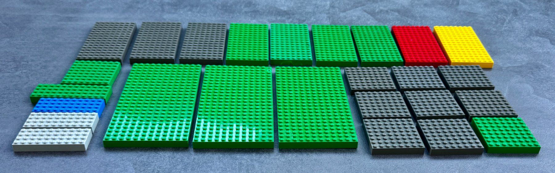 Lego Kit di costruzioni: dicke, stapelbare Lego Platten 28stk. – Usato da Rechthalten venduto da hosme_be