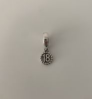 Pandora Charm Zahl 18 925 Silber ALE S925