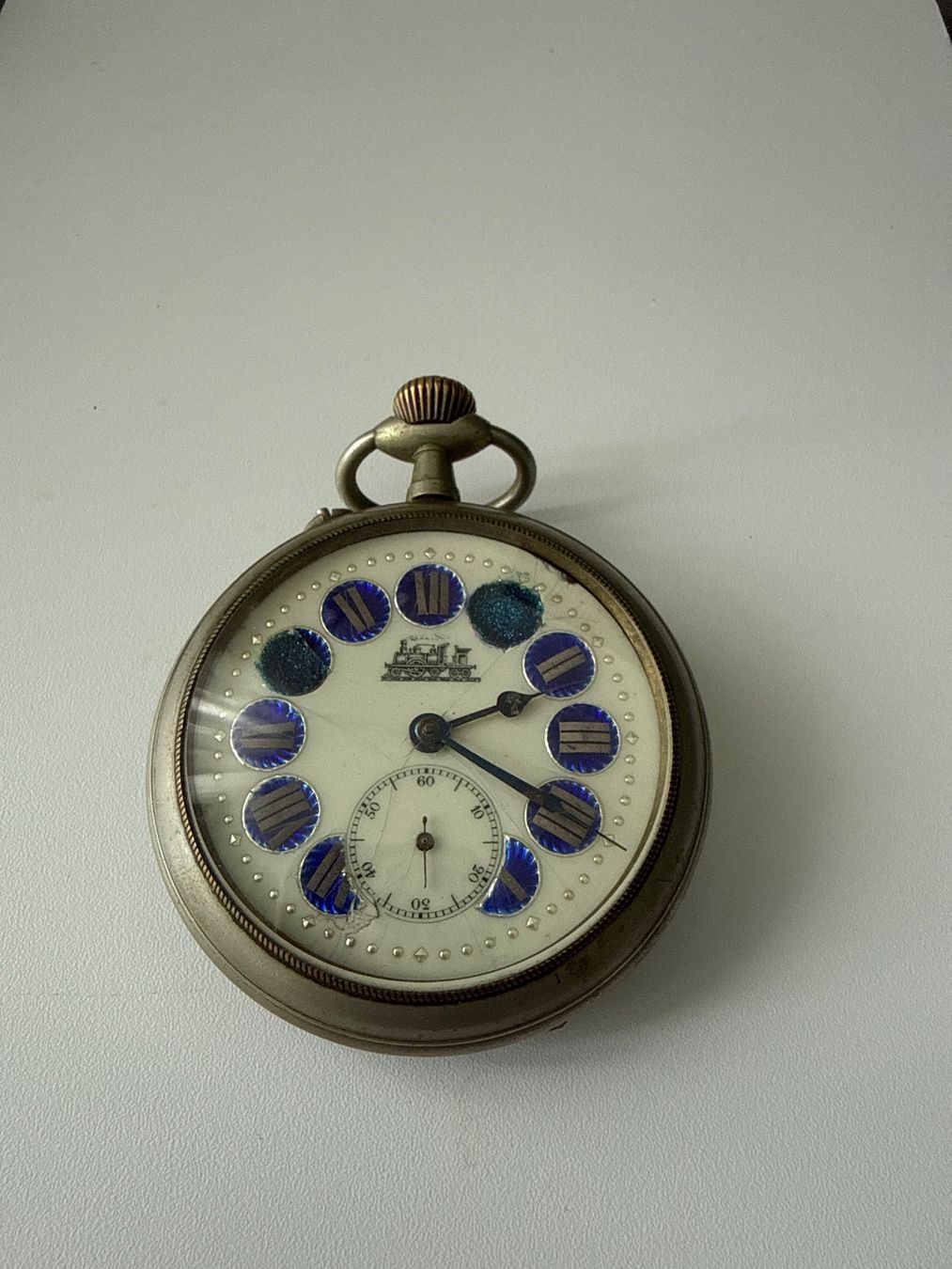 Montres: XXL Eisenbahner Taschenuhr – Défectueux à Stadel par amigo014