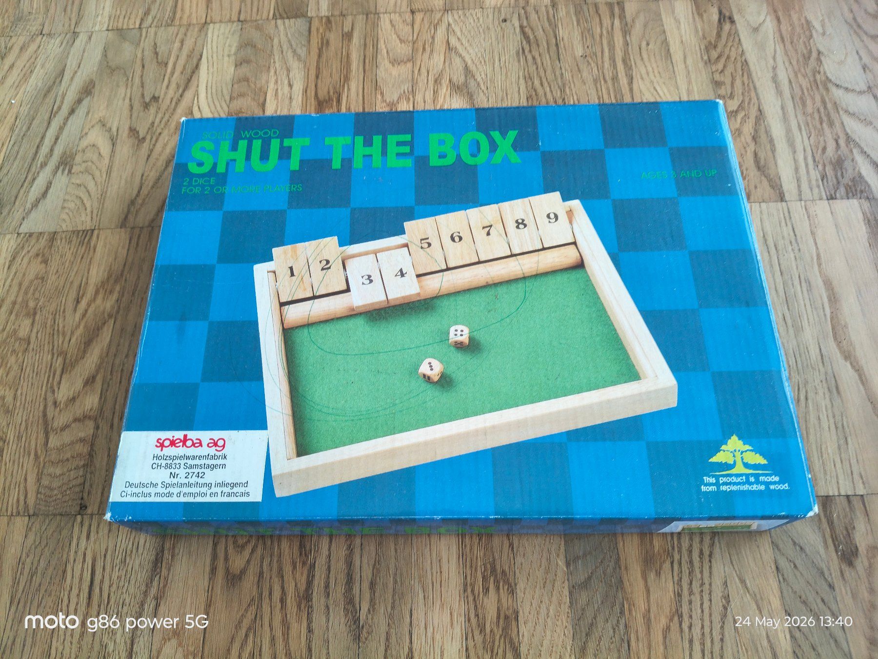 Giochi: Shut the Box - Aus Holz – Usato da Bülach venduto da Bigjohn