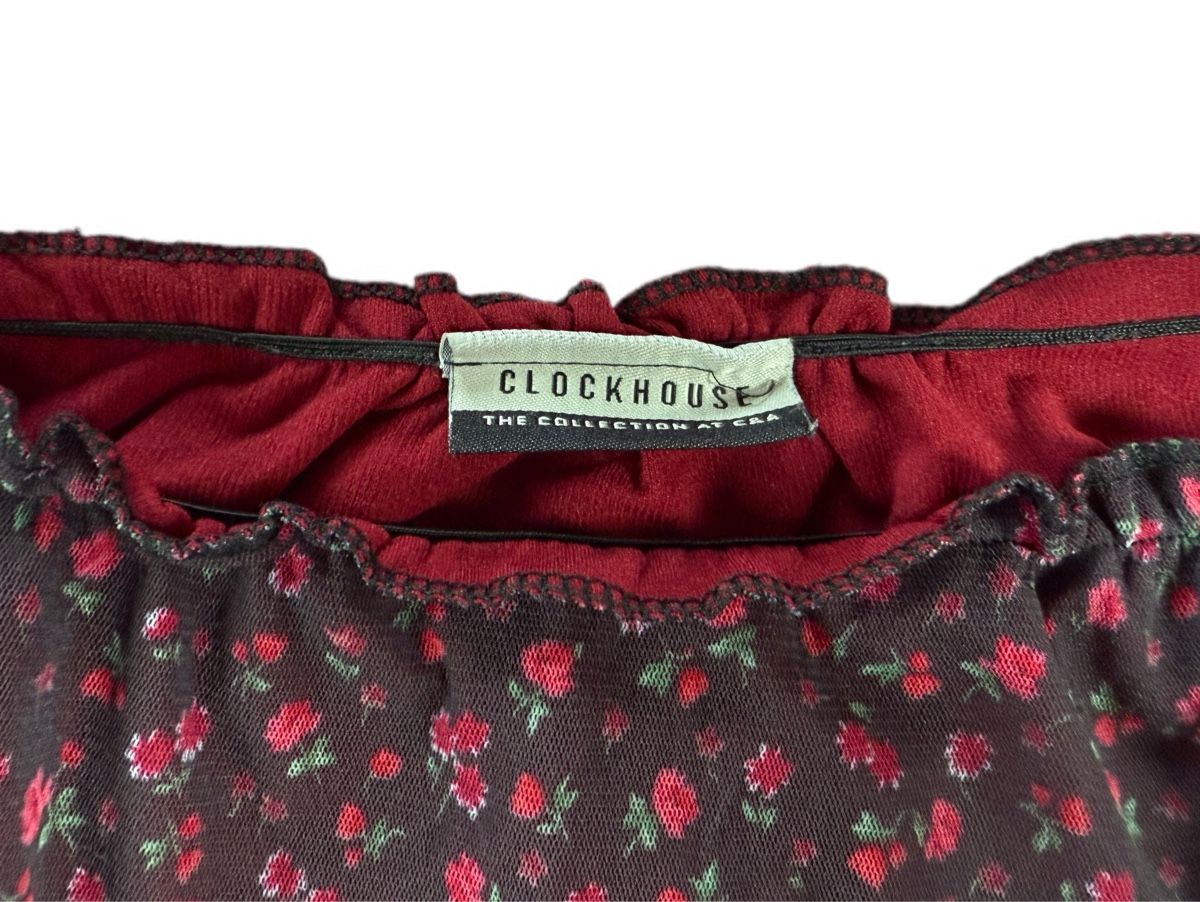 Top: Sommer Bluse Clockhouse, schulterfrei, Grösse 36, Top – Usato da Frauenfeld venduto da barbaball 1