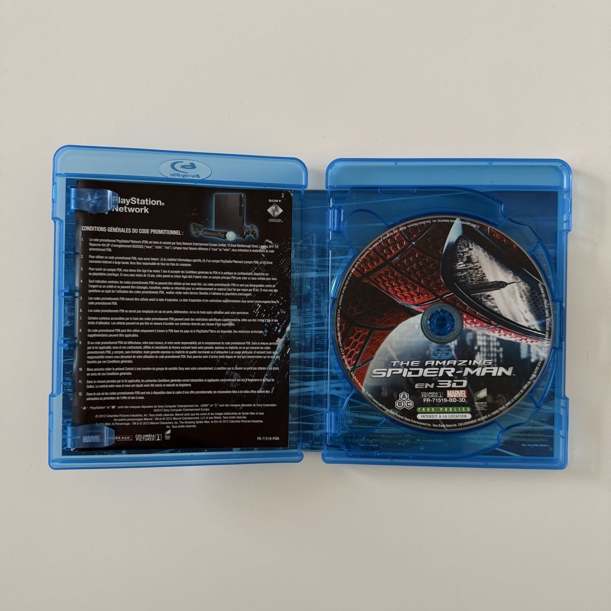 Tutti i DVDs: The Amazing Spider-Man Blu-Ray 3D + 2D, FR ENG – Usato da Couvet venduto da Aura_aura 1