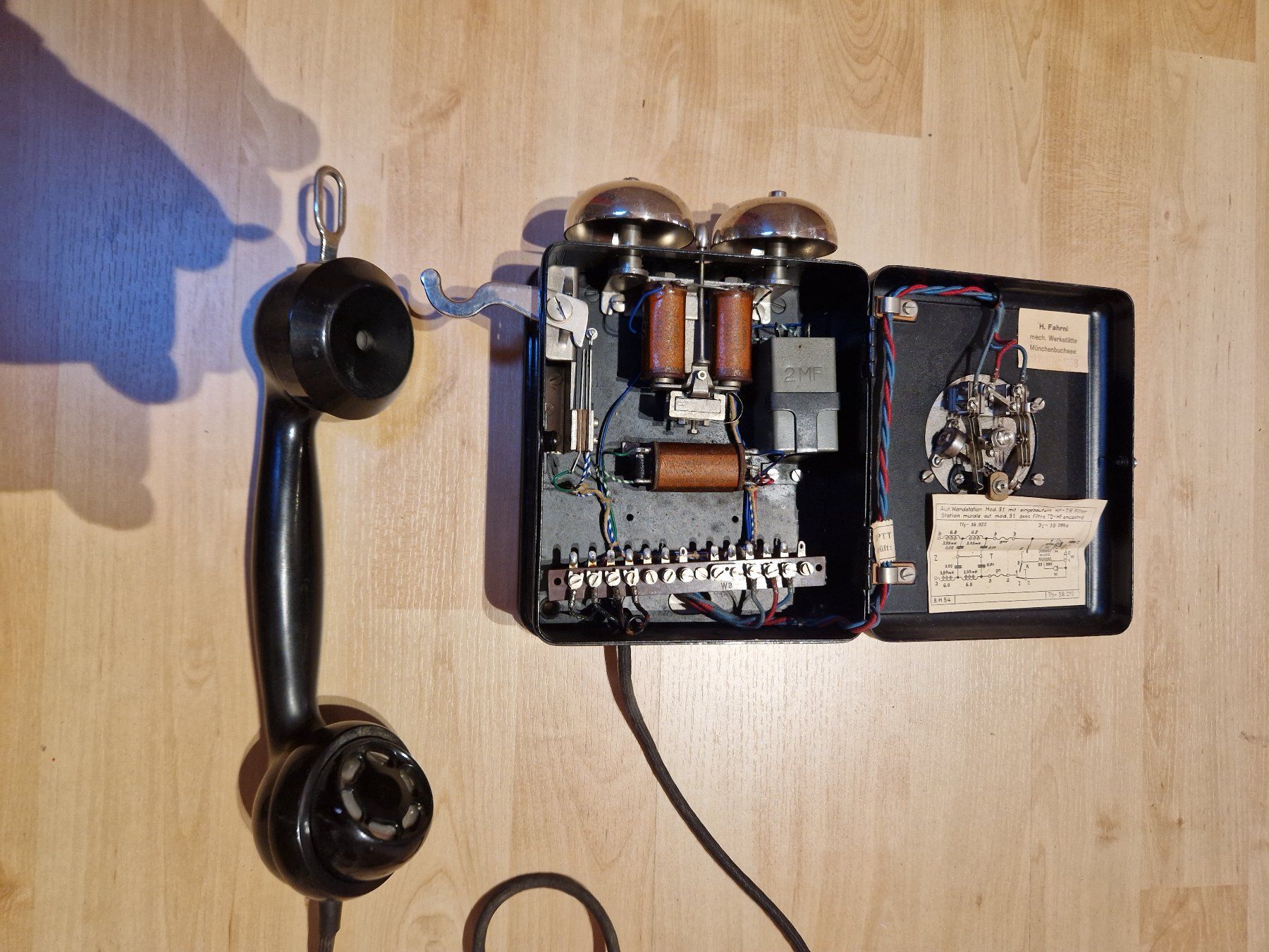 Telefoni: Wandtelefon Mod 1931 – Usato da Uetikon am See venduto da telegraph 1
