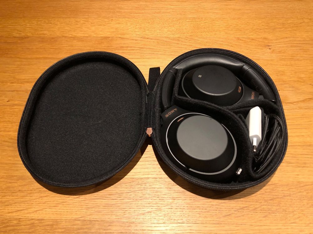 Adhiper Silikon-Schutzhülle Für Sony WH-1000XM4/XM3 Kopfhörer – Schweißfest, Weich, Blau, 3-teiliges Set (Ohrpolster, Stirnband, Schale)