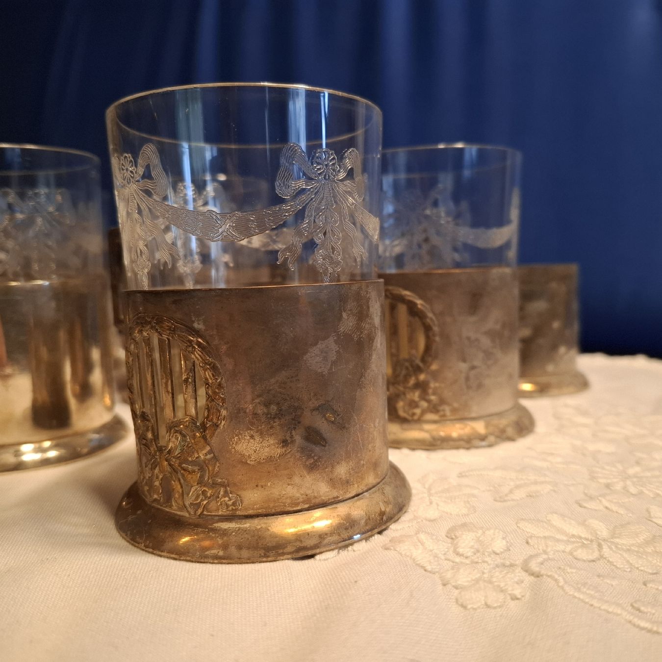 Verres: Antikes Gläser Set Versilbert 22 Einzelteile – D'occasion à Nürensdorf par DANG3REUX 9