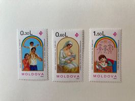 Republik Moldau 1994 MI.130-132 JAHR DER FAMILIE