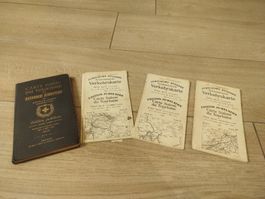 carte Suisse du tourisme et dictionnaire de géographie 1926