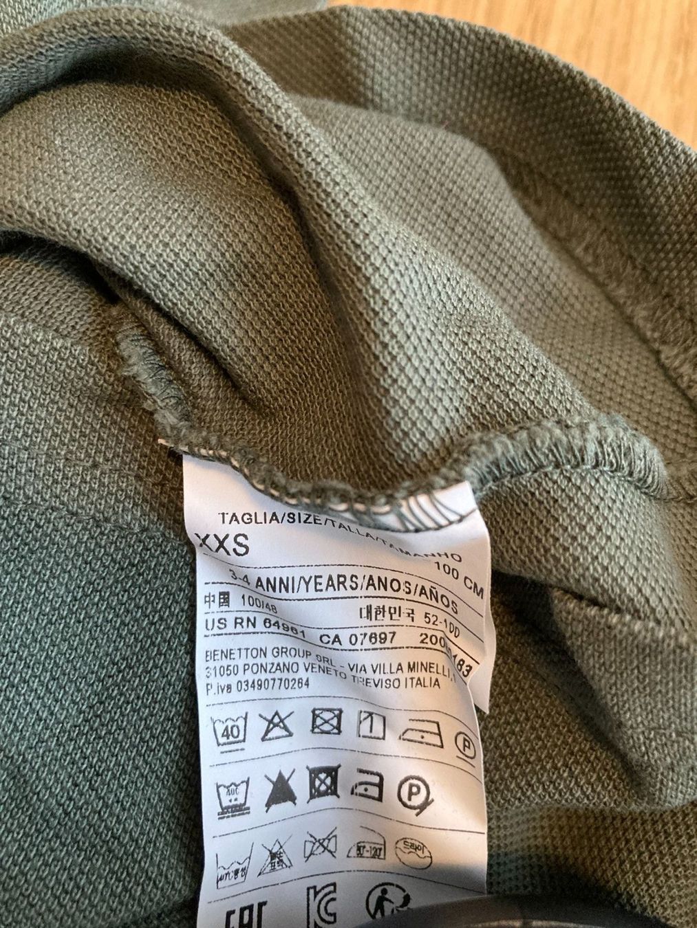 Benetton Camicie, T-shirt & Polo: Polo-Shirt langarm "Benetton" – Usato da Muttenz venduto da Juvenile33 4