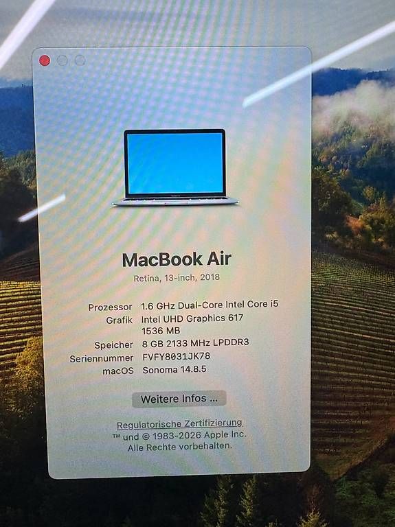 Apple Notebook: MacBook Air 2018 13" - 8GB - 256GB – Usato da St. Gallen venduto da egzon_navit 4