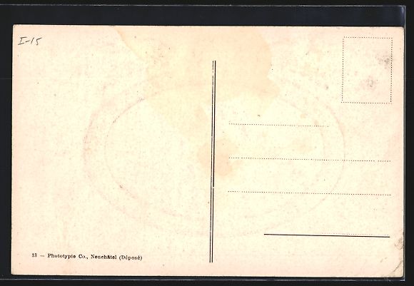 Cartoline postali: AK Genève, Coup de bise, Passepartout – Usato da Berlin venduto da bartko-reher 1