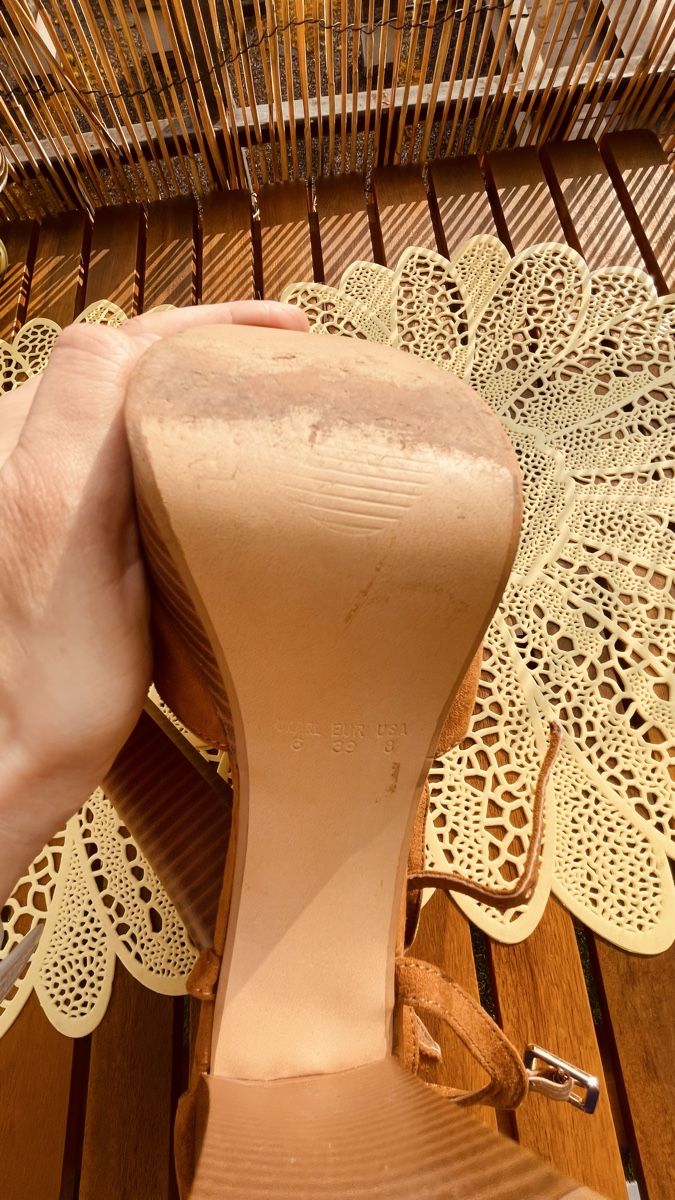 Scarpe da donna: Chic Braun plateau Sandalen – Nuovo (secondo la descrizione) da Luzern venduto da lei_5btm 9