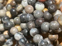Strang black Amazonite Kugeln / stone beads 6 mm