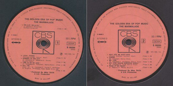 Vinyles: The Marmalade – Neuf (Voir description) à Aeschi SO par Stones55 3