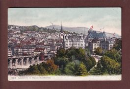 LAUSANNE depuis Montbenon - 1908
