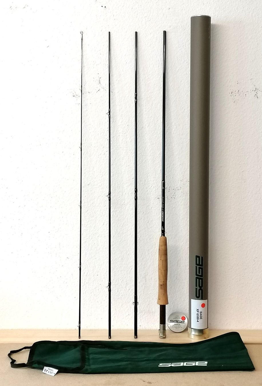 Sage Canne da pesca: SAGE XP 6100-4 10’ 6wt 4-teilig – Usato da Reinach BL venduto da fliegenrolli