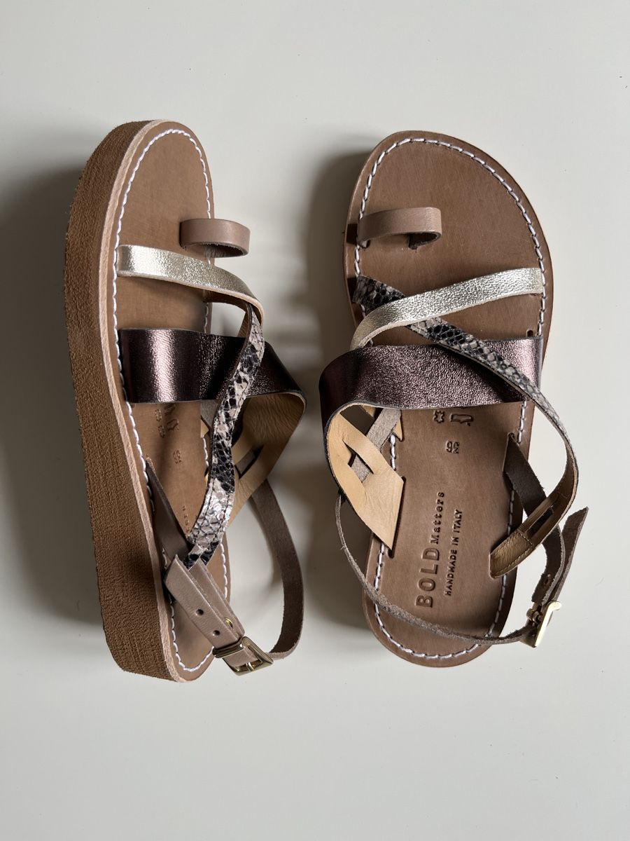 Scarpe da donna: NEUE Ledersandalen, Gr. 36 – Nuovo (secondo la descrizione) da Baden venduto da celine_kids 2