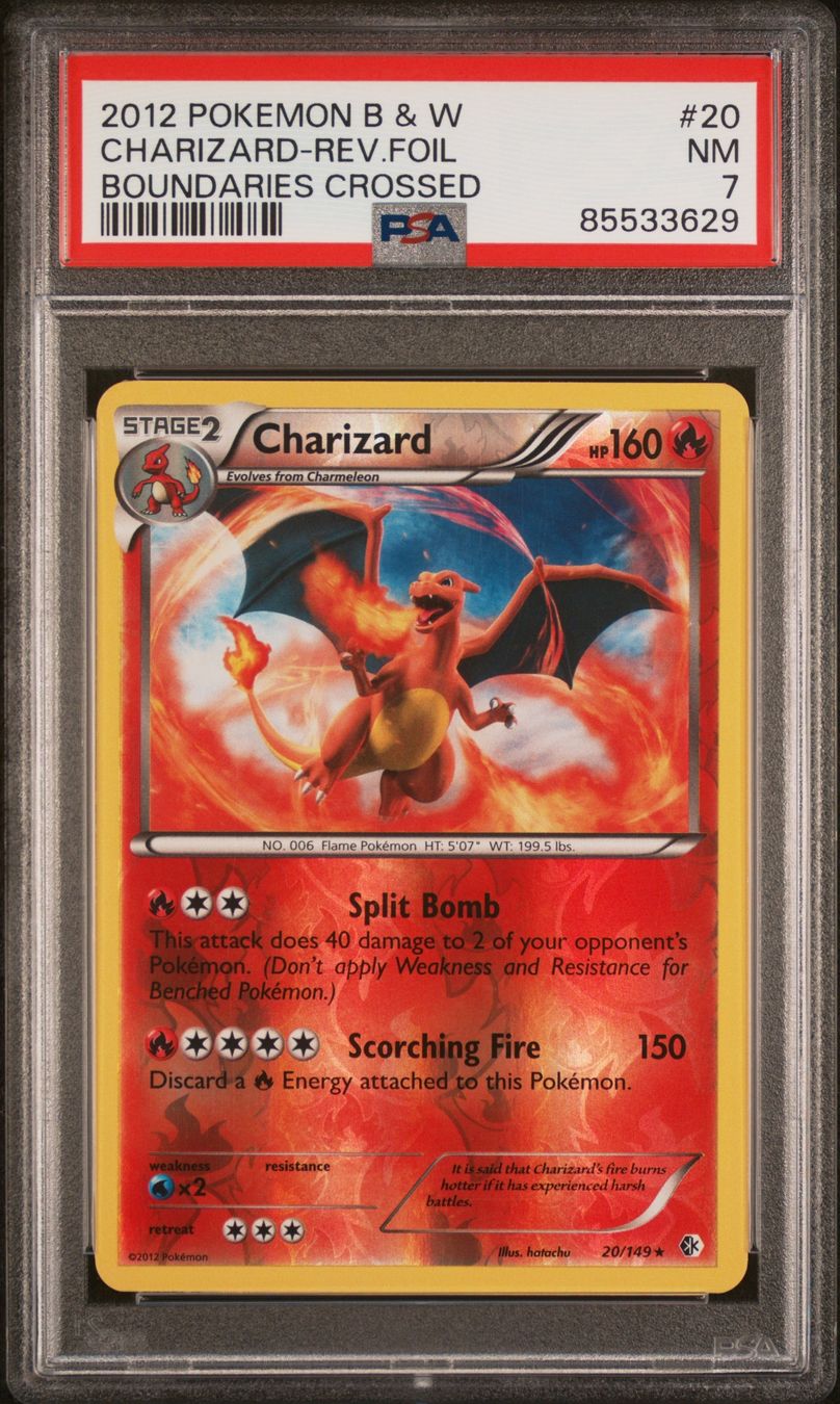 Pokémon Cartes à collectionner: Charizard reverse foil boundaries crossed 20/149 PSA 7 – Neuf (Voir description) à Mellingen par Nowl