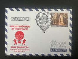 Ballonpost 1991 Abgesagt Österreich   (G2410)
