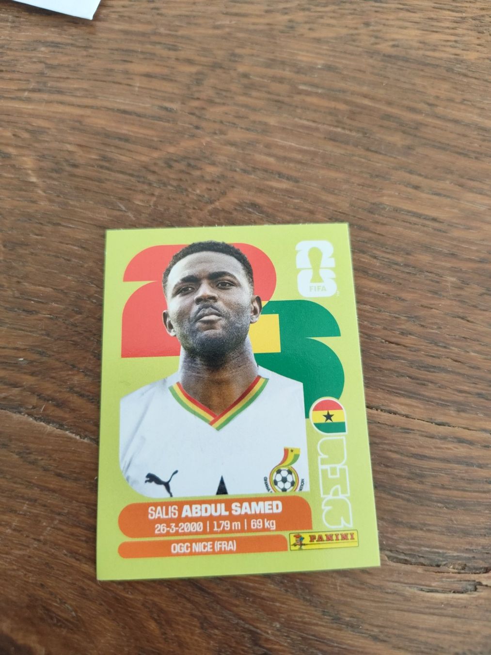 Panini Carte collezionabili: Panini WM 2026, GHA 11, Abdul Samed – Usato da Aarburg venduto da gloeckgloeck