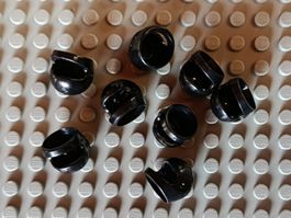 LEGO Minifig Headgear - Black Helmet - 2446