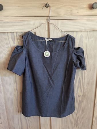 Neu Alma & Lovis Bluse blau Grösse 38 neu mit Etikett