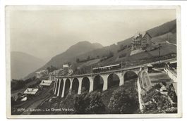 Leysin - Aigle (VD) Le Grand Viaduc Train - Zahnradbahn 1928