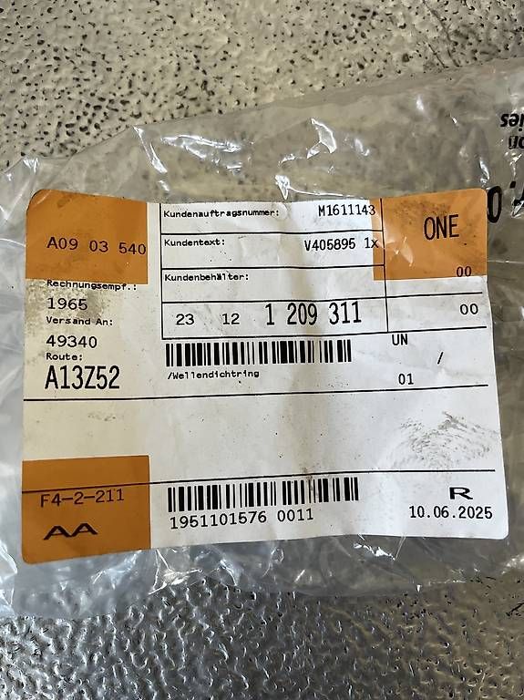 BMW Tutti pezzi di ricambio auto: BMW Wellendichtring Schaltgetriebe – Nuovo e nell'imballaggio originale da Wil SG venduto da pantau13 1