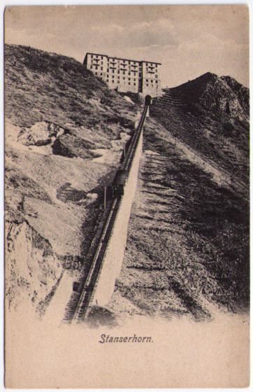 Cartes postales: Stanserhorn - Standseilbahn mit Hotel – D'occasion à Binningen par Mountainrider