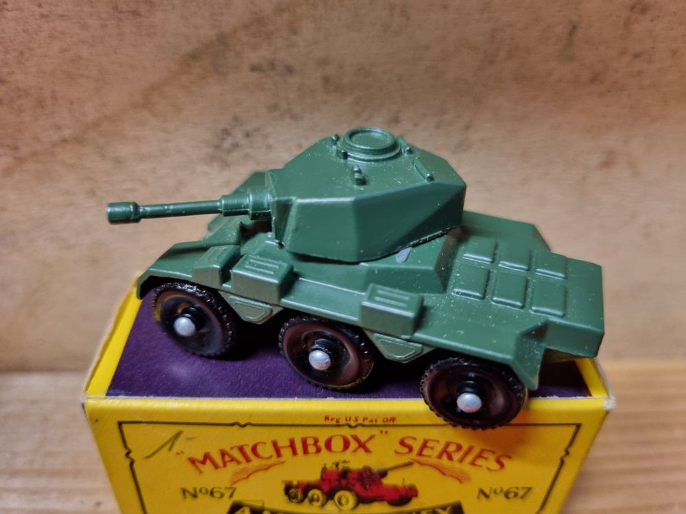 Matchbox No.67 Panzerfahrzeug Metall 1:75 (Neu und originalverpackt) in ...