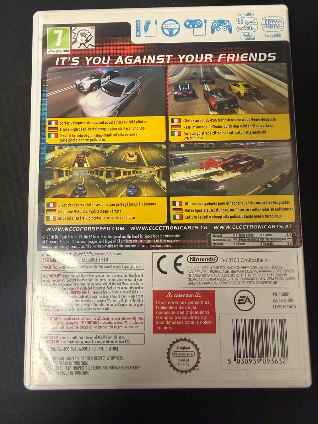 Nintendo Giochi: Need For Speed Hot Pursuit - Wii - Wii U – Usato da Pont-de-la-Morge venduto da Darfal 2