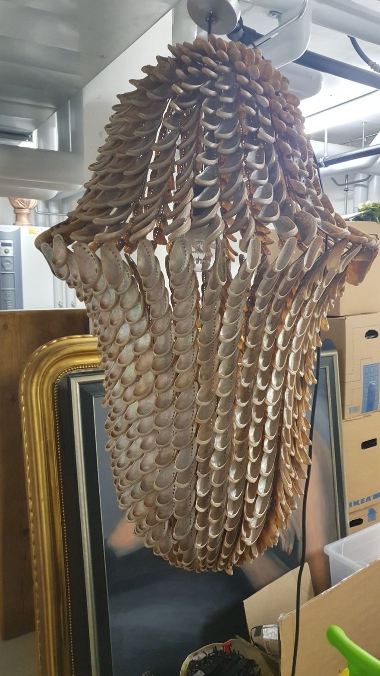 Lampadari & plafoniere: Muschellampe, Hängelampe, Lampe, Garten – Usato da Kölliken venduto da Jonalu