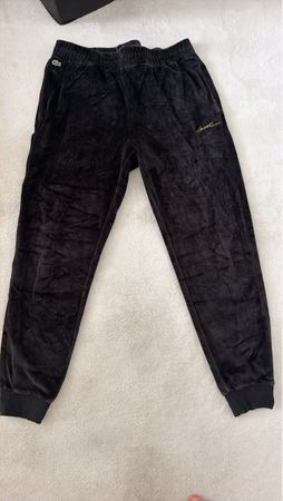 Lacoste Jogginghose Schwarz Velour Grösse L