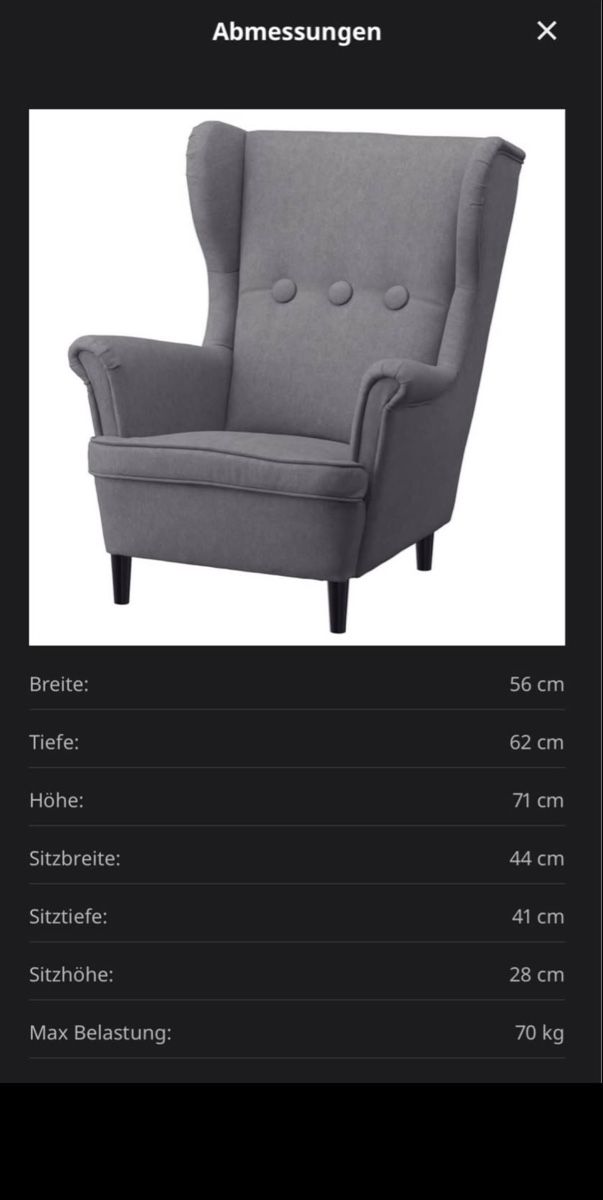 Ikea Poltrone: Ikea Strandmoon Kindersessel – Usato da Vilters venduto da 5111984 2