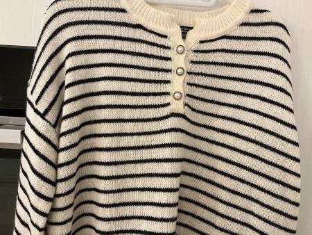 Lässiger Strick Pullover Gr.M