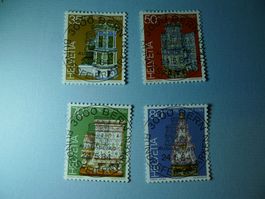 1984 Pro Patria Kachelöfen B202 bis B205  ET Vollstempel